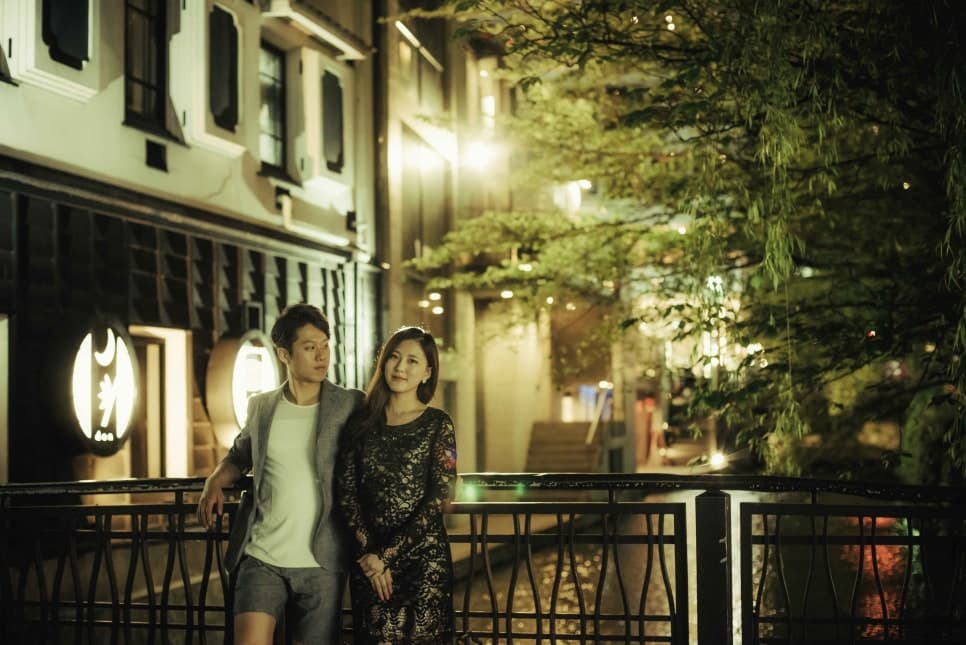 일본여행과 셀프웨딩스냅 — 모범적인 커플룩 데이트스냅 사진 19