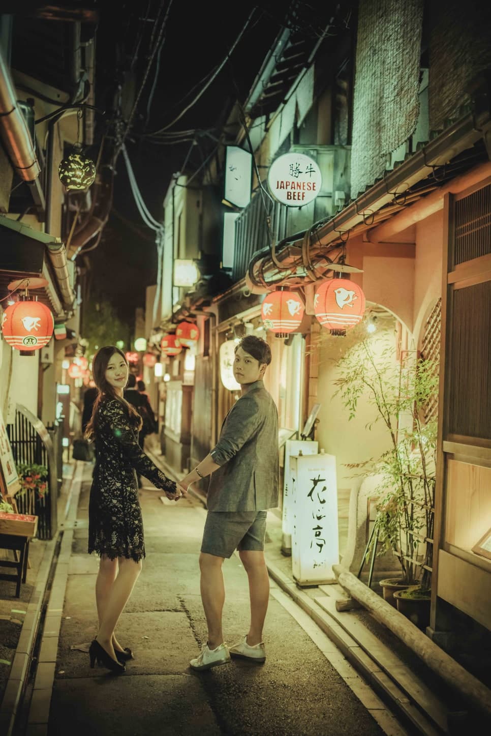 일본여행과 셀프웨딩스냅 — 모범적인 커플룩 데이트스냅 사진 21