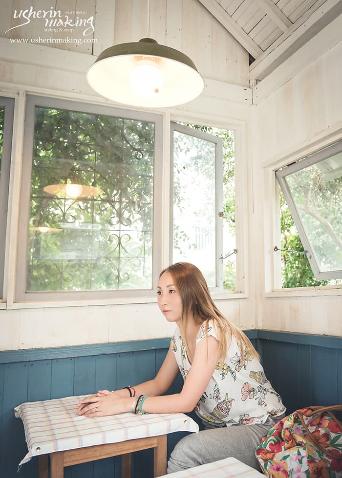 미나토가와빈티지카페:야외프로필/오키나와데이트스냅/오키나와웨딩스냅/빈티지싱글스냅 사진 1