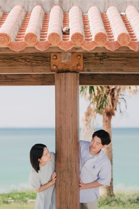 오키나와 결혼기념여행 중 데이트스냅으로 추억담기