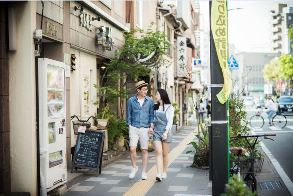 후쿠오카의 봄날,데이트스냅 사진 2