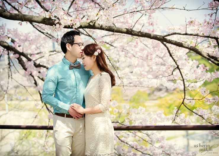 핑크빛 그녀 — 벚꽃축제/하나미/여행스냅.셀프웨딩.커플스냅 사진 3