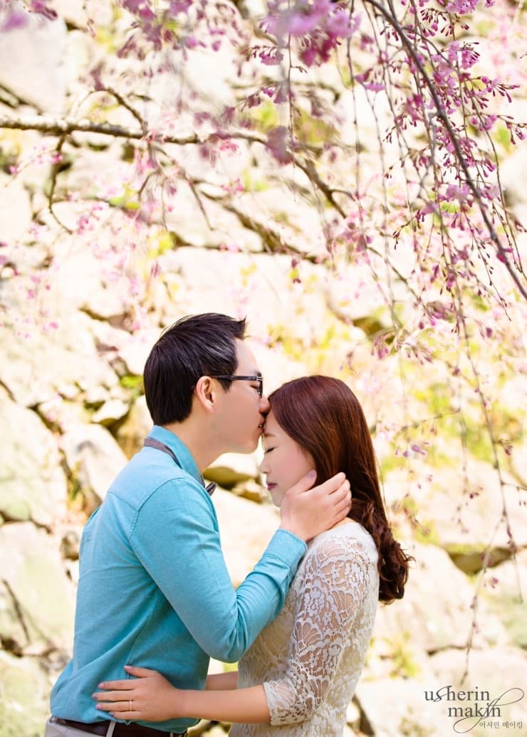 핑크빛 그녀 — 벚꽃축제/하나미/여행스냅.셀프웨딩.커플스냅 사진 5